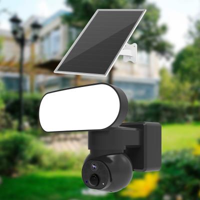 Chine 3MP Battery Security Camera avec 1000LM la caméra de panneau solaire de la lumière 6W à vendre