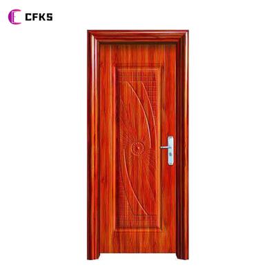 China venneer mdf mdf modern interior door modern flow series glass wood door for sale