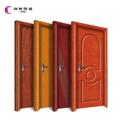 China Simple design modern interior wooden door factory price wooden door Philippines design for sale