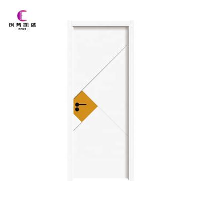 China Modern White Internal Modern Bedroom Door Good Quality Interior Wooden Doors for sale