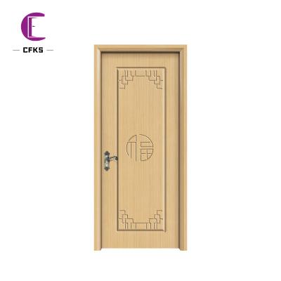 China Bedroom Door Waterproof Plastic Design China Interior Sliding Glass Doors Types Fireproof Modern White Bedroom PVC Upvc Door for sale