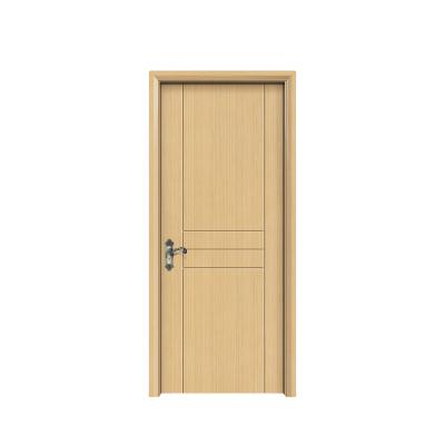 China Custom Hot Selling Waterproof Interior MDF Wood Door Designs PVC Door Bedroom PVC Door for sale