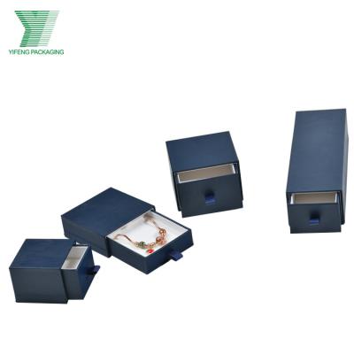 China ODM Yifeng wholesale custom ring bracelet pendant luxury paper gift drawer packaging jewelry box ambient for sale