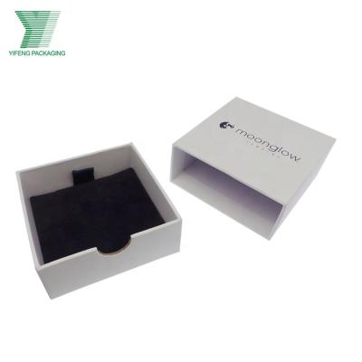 China Handmade Wholesale Custom Paper Sliding Drawer Gift Box Packaging Perfume Jewelry Bridesmaid Wedding Box With Velvet Wedding Favor Box for sale