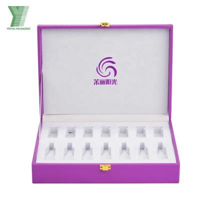 China Wholesale Customized Luxury High Quality Luxury Leather Jewelery Box Recyclable Yifeng Printing MDF Essential Oil PU Boxes For Bottle for sale