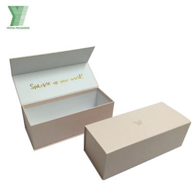 China Recycled Materials Wholesale Custom Printed Simple Magnetic Folding Jewelry Box Luxury Cardboard Paper Cardboard Folding Packaging Box for sale