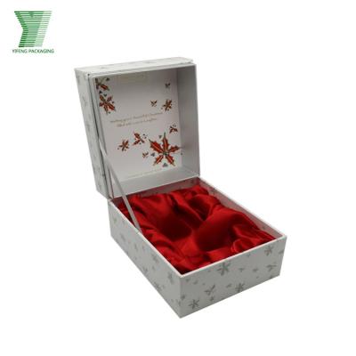 China Recycled Materials Wholesale Custom Printed Paper Box Clamshell Cardboard Closure Perfume Magnetic Packaging Jewelry Gift Box for sale