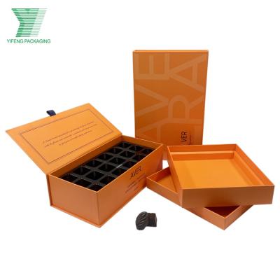 China Handmade Recyclable Magnetic Custom Dessert Box Brand Chocolate Packaging Boxes Logo Printing Pantone Color Candy for sale