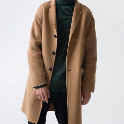 China Anti-wrinkle 2019 new style men's long straight coat windproof autumn winter slim coat for sale