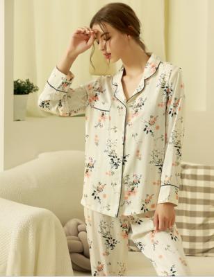 China Autumn Woman Teen Sleepwear Leisure Wear Winter QUICK DRY Pajamas Girl Pajamas Two-Piece Sets Custom Pajamas Set for sale