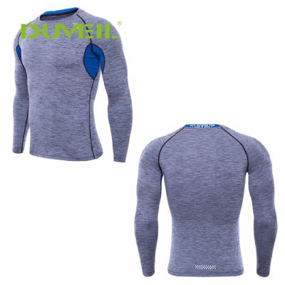 China QUICK DRY men's clothing sports running long sleeved fitness sweat tight breathable quick dry sports T-shirt male for sale