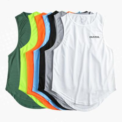 China QUICK DRY Exclusive Custom Logo Mens Modal Vest To Increase Mens Sports Fitness Stretch Basing Shirt Wholesale Customization for sale