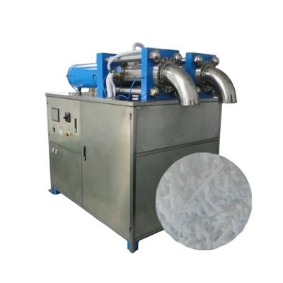 China Industrial double head dry ice pelletizer/customized ice size/dry ice maker tube ice machine for sale