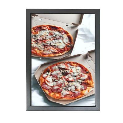 China Indoor Custom Picture Frame Menu Led Light Box Indoor Slim Aluminum Lighting Led Light Box For Restaurant Poster Advertising Display for sale