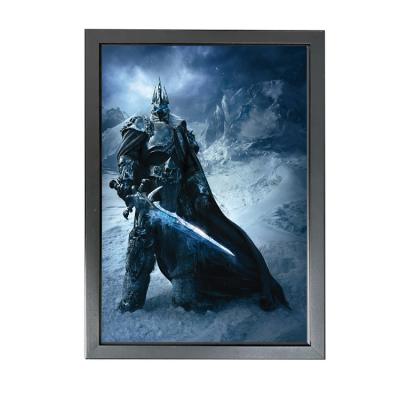 China Indoor Wall Mount Movie Advertising Poster Display Led Light Box Custom Aluminum Frame Slim Led Backlit Light Box For Cinema for sale