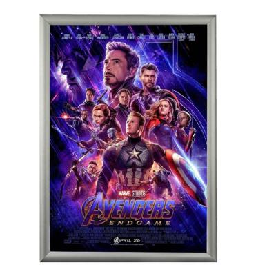 China Indoor Wall Mount Slim Aluminum Movie Poster Light Box Led Backlit Menu Display Light Box For Cinema Advertising for sale