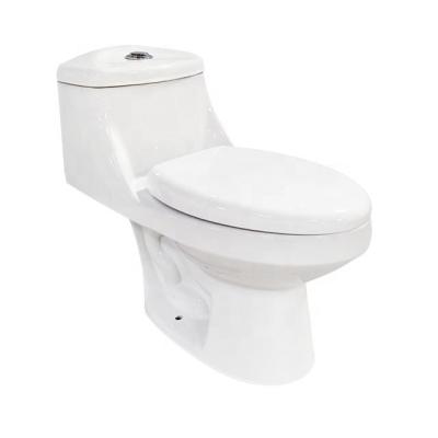 China Wholesale High Quality and Practical Modern Creamic Round Siphonic One Piece Toilet for sale