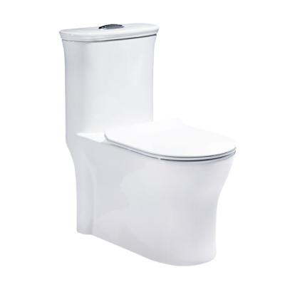 China Double-Flow Water Saving Toilet Sanitary Ware WC One Piece Toilet for sale