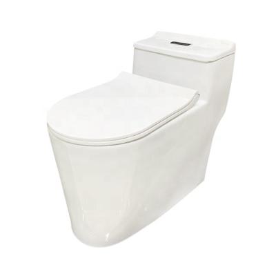 China Double-flow Siphon Flushing Siphonic One Piece Floor Standing Ceramic Toilet Bathroom Sets Toilet WC Sanitary Ware for sale