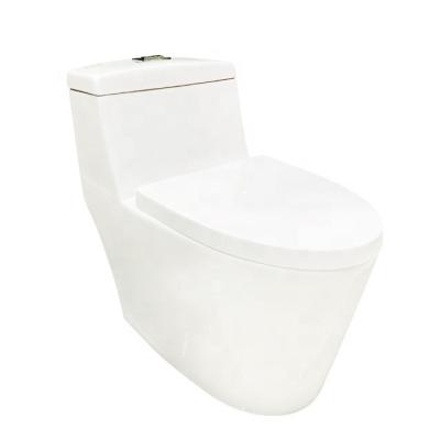 China Dual-Flow Imagine Bathroom Siphonic Toilet One Piece Toilet WC Slow Down Ceramic Toilet for sale