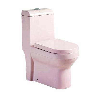 China New Style Double-flush Color Ceramic One-piece Washdown Toilet Modern Toilet for sale