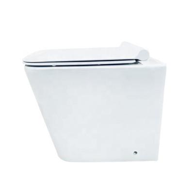 China Proper Quality Floor Washdown Bathroom Square Professinal Modern Price Guaranteed Ceramic Toilet for sale