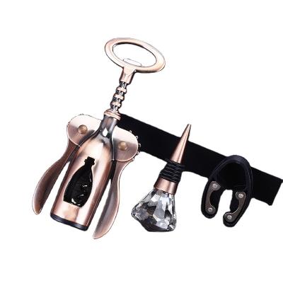 China 3pcs Viable Luxury Wing Opener Set with Crystal Stopper for sale