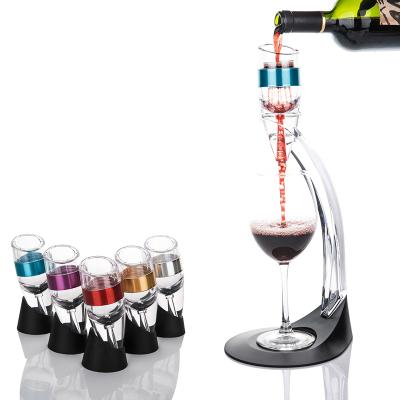 China Sustainable High Quality Luxury Wine Aerator Set Red Wine Aerator Set for sale