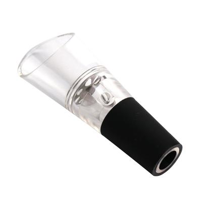 China Hot Pouring And Aerating Wine Wine Pourer Decanter Nozzle For Aerating Wine Instantly for sale