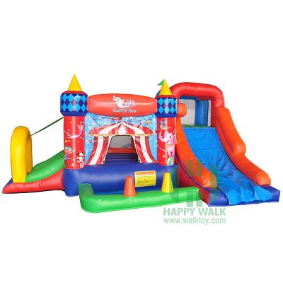 China Family Circus Amusement Park Inflatable Slide Obstacle Bouncer Jumping Castle for sale