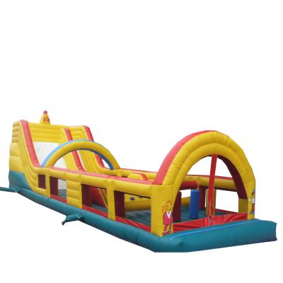 China PVC Rooster Obstacle Slide Inflatable Bouncer Commercial Jumping Castles Slide Inflatable Jumping Castle For Kid for sale