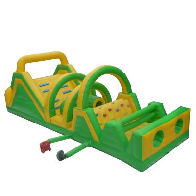 China PVC Obstacle Slide Inflatable Bouncer Commercial Jumping Castles Slide Inflatable Jumping Castle For Kid for sale