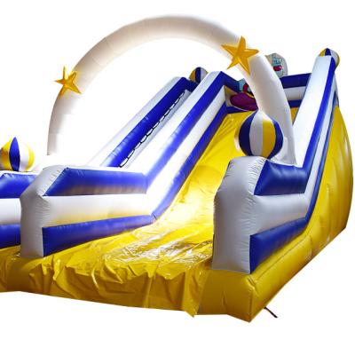 China Who respects the environment; Amusement Park Inflatable Slide Safe Hot Sale Kids Inflatable Game Rig For Kids Custom Cartoon Star Bubble Slides for sale