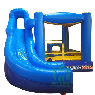 China Who respects the environment; Wholesale Safe Corner Combination Slide and Trampoline Bounce Castles Outdoor Jumping Inflatable Slides Bouncer Castle Slide for sale