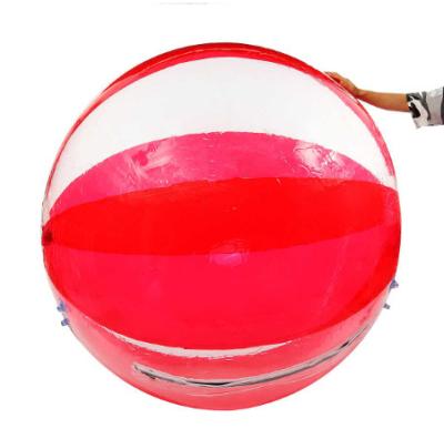 China Toy Red Ball 2m dia/0.8mm PVC Inflatable Water Toys Inflatable Walking Water Filled Ball For Game for sale