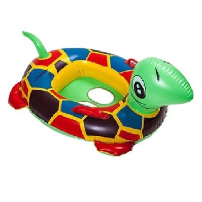 China 0.6mmPVC/0.9mmPVC for cheap price commerical inflatable color swimming pools pool float water sea turtle inflatable moving float boat for water games for sale