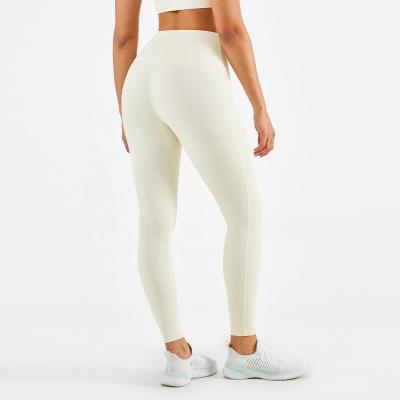 China The 2022 top quality breathable butt crack gym leggings! crack! nude lift no line yoga t pants for sale