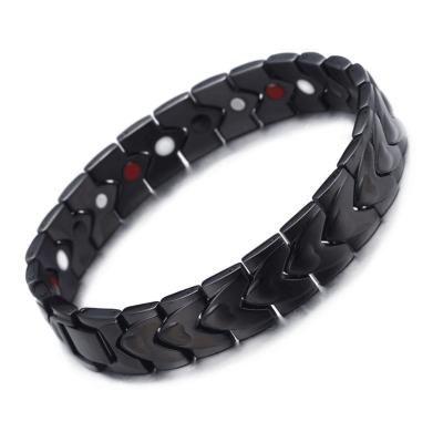 China Factory Quality TRENDY Fashion Style Power Energy Jewelry Stainless Steel Magnetic Health Bracelet With Cheap Cost for sale