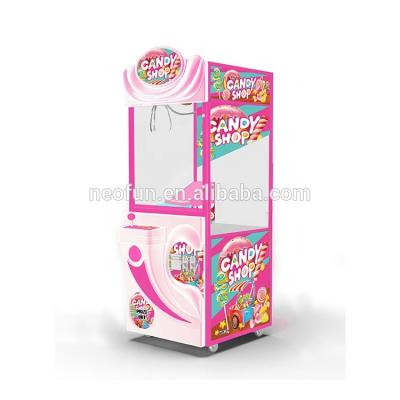 China Metal+acrylic+plastic Chocolate Claw Crane Game Machines Prize Vending Game Coin Operated Neofuns Arcade Game Machine Plush Candy For Sale for sale