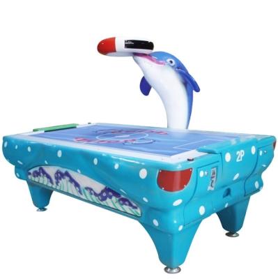 China Li Fun Dolphins Air Machine Coin Operated Game Redemption Ticket Lottery Hockey Table Games Air Arcade Game Machine Max W2200*D1650*H1700mm for sale