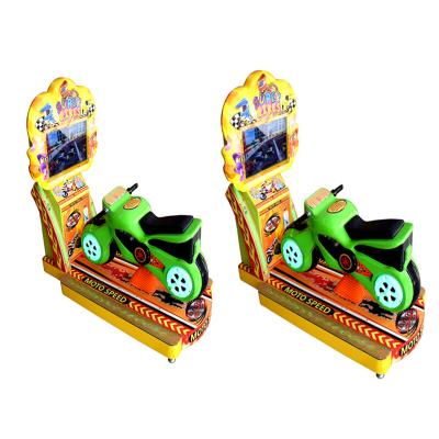 China High Quality Coin Operated Game Arcade Kids Super Bike Metal Racing Simulator Machine With 22 Inch Screen for sale