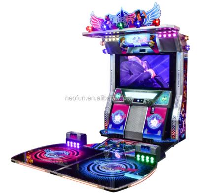 China Li Fun Crazy Dance Coin Operated Games Dance Revolution Arcade Machine Electronic Game Machine Dancing Machines For Sale W2550*D2800*H2550 for sale