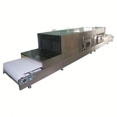 China Continuous Heating Type Microwave Coconut Flesh Drying Tunnel Conveyor Machine for sale