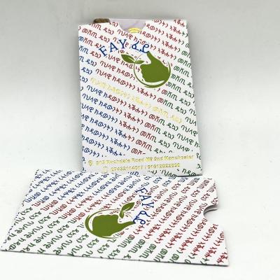 China Cheap Custom Printing Eco-friendly Standard Hotel Manufacturer Key Card Envelopes Paper Card Holder for sale