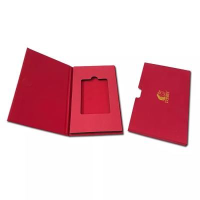 China Biodegradable Custom Metal Business VIP Gift Voucher Metal Credit Card Packaging for sale