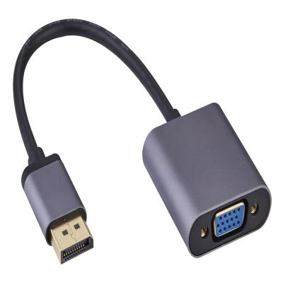 China COMPUTER DP to VGA Adapter Cable HD Conversion Head DP to VGA Switch Male to Female Computer to Monitor TV for sale