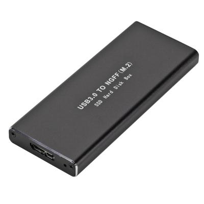 China Aluminum M.2 NGFF (Key of B) to USB 3.0 M.2 (Black) HL-HDMI-6y6 Portable External Solid State Drive Enclosure Type-C SSD Enclosure for sale