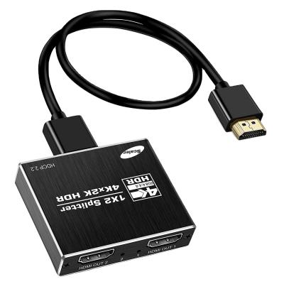 China Hdmi 1x4splitter Hdmi Splitter 2.0 4k@60hz Full Hd Video Changer 1x2 Hdr 4k Hdmi To Hdmi Switch Adapter 1 In 2 for sale