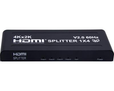 China 4K HDMI Splitter 1x4 Supports Full HD 4K and 3D for Apple TV PS3 PS4 HDSW4 for sale