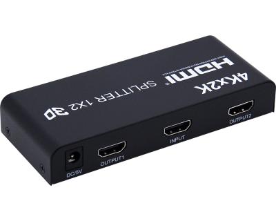 China 4K 1x2 HDMI Splitter Factory Direct HD Distributor 1 To 2 HDMI Video Frequency Splitter One Point Two HDSW4 for sale